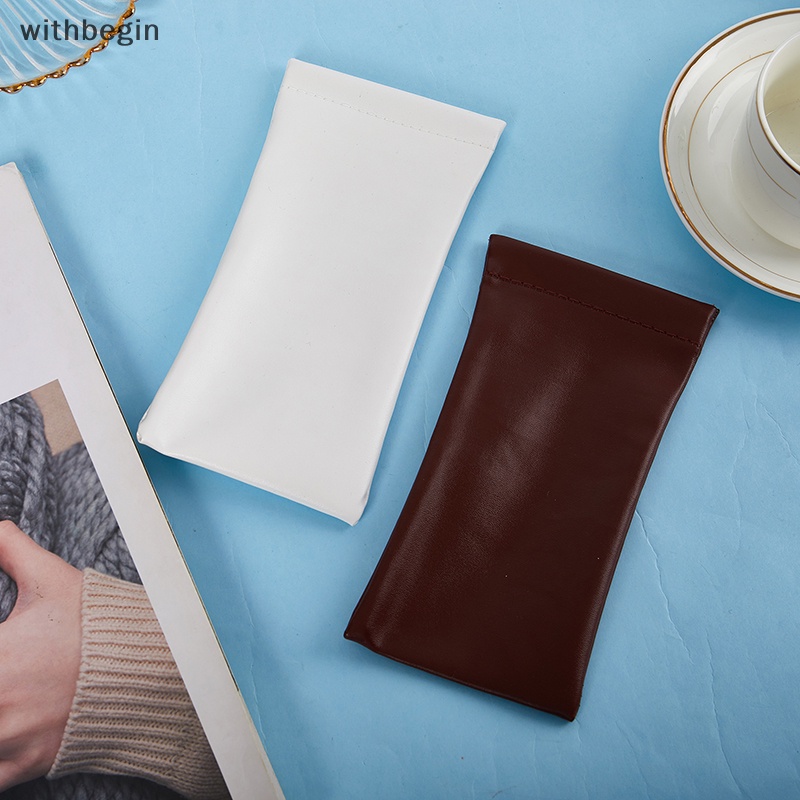 1 Túi Da Đựng Bảo Vệ Mắt Kính Cầm Tay Cho Nữ