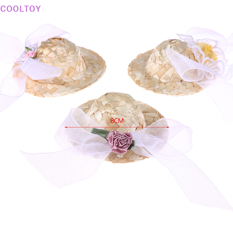 Nón Cối Đính Hoa Xinh Xắn Cho Nhà Búp Bê 30cm Tỉ Lệ 1 / 6