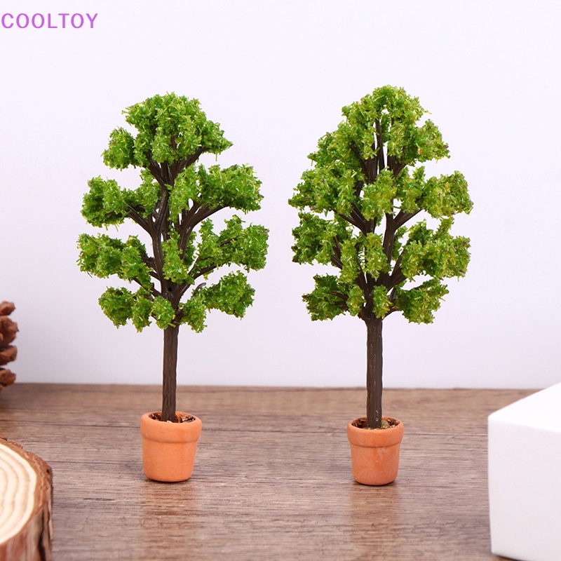 1 Mô Hình Cây Xanh Trang Trí Nhà Búp Bê Tỉ Lệ 1: 12