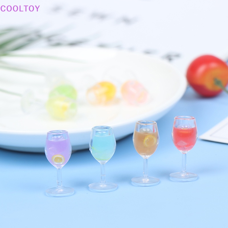 Set 2 Ly Cocktail Mini Tỉ Lệ 1: 12 Trang Trí Nhà Búp Bê