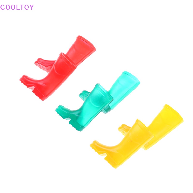 1 Đôi Bốt Cao Su Đi Mưa Mini Tỉ Lệ 1 / 12 Trang Trí Nhà Búp Bê