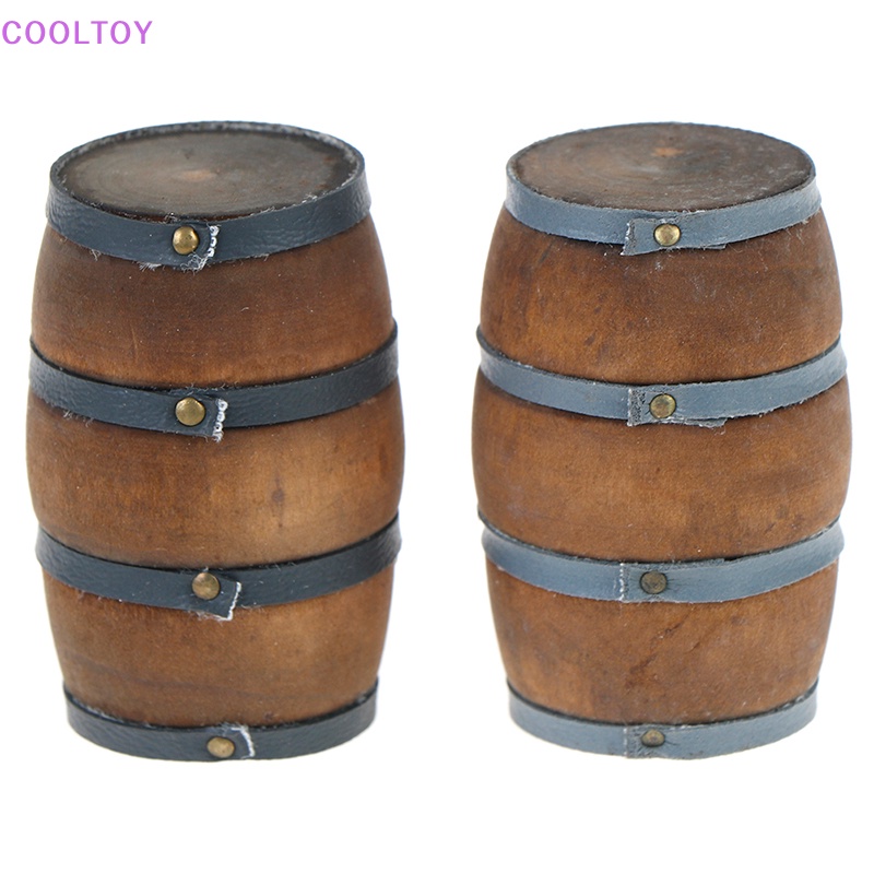 Cooltoy 1 Mô Hình Thùng Rượu Mini 1: 12 Trang Trí Nhà Búp Bê