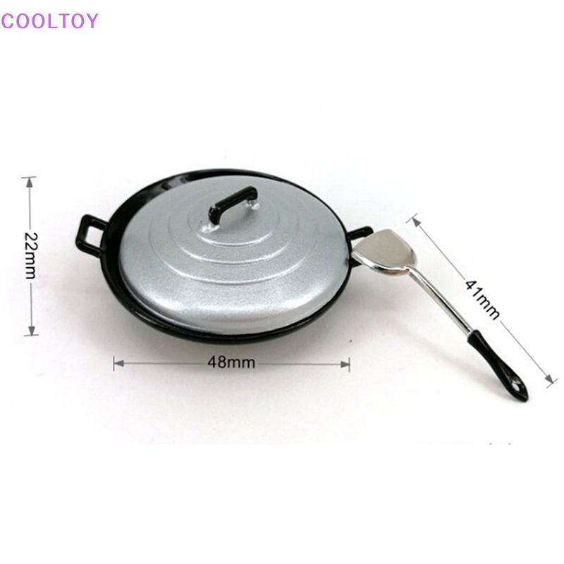 Cooltoy set 3 Mô Hình Nồi Chảo 1: 12 Trang Trí Nhà Búp Bê