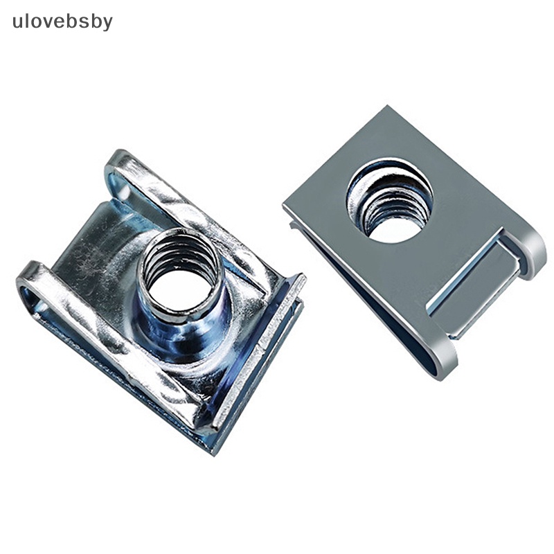 Set 10 Đai Ốc Thép Hình Chữ U 8mm 5mm 6mm 4mm M4 / M5 / M6 / M8 Chuyên Dụng Cho Xe Mô Tô