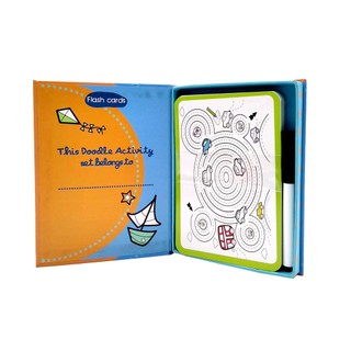 Flash Card - Doodle Activity Blue (25 Activity Cards)