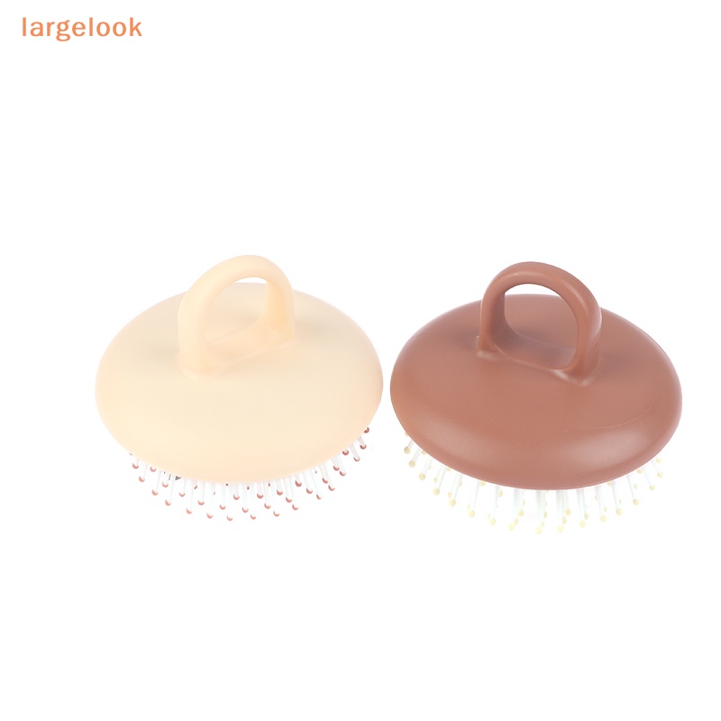 Bàn Chải Massage Da Đầu Bằng Silicon Lông Mềm Loại Bỏ Gàu