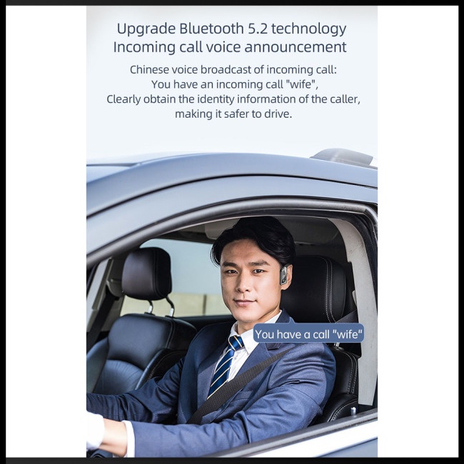 1 Cặp Tai Nghe Bluetooth Không Dây Q8 Tws Có Móc Tai Hiển Thị Màn Hình Kỹ Thuật Số Giảm Tiếng Ồn