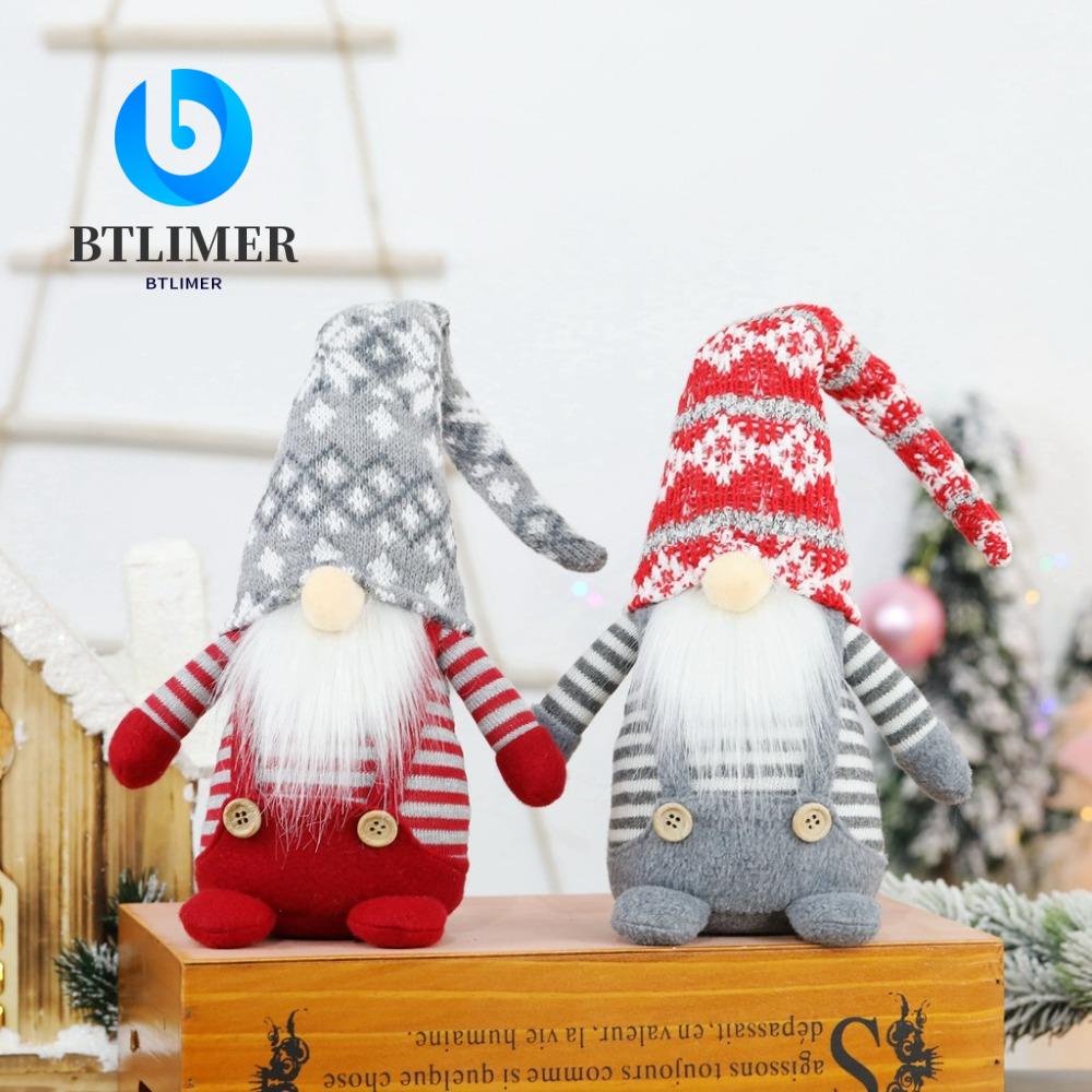 Búp Bê Nhồi Bông Trang Trí Cây Thông Giáng Sinh Năm Mới