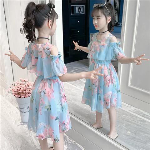 Đầm Công Chúa Mùa Hè 2023 Bằng Vải Voan Phong Cách Mới Cho Bé Gái