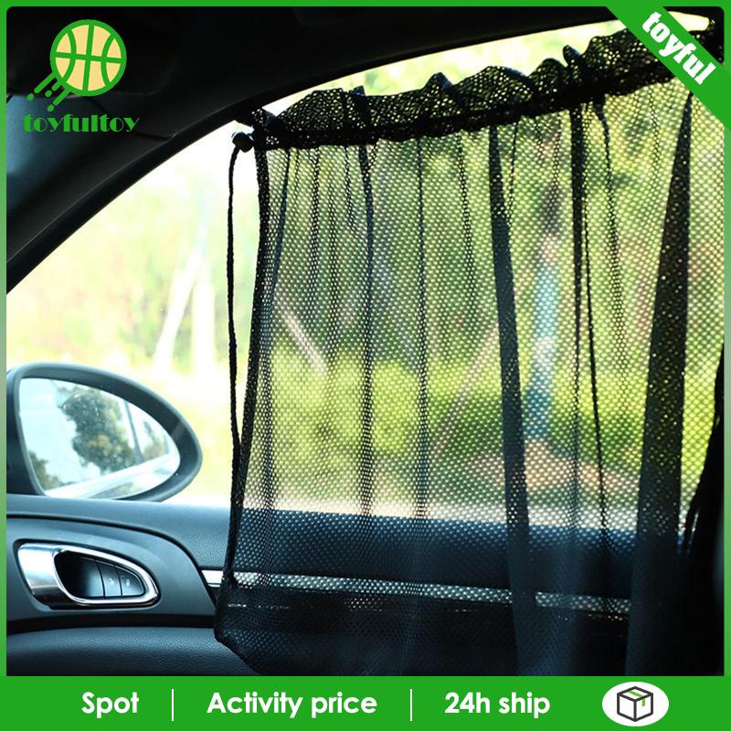 Tấm Lưới Che Nắng Gắn Cửa Sổ Xe Hơi Màu Đen Tiện Dụng