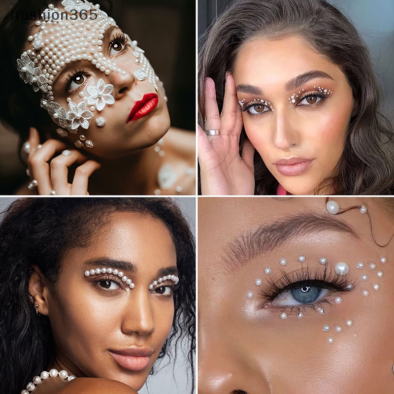 Miếng Dán Ngọc Trai Tự Dính Dùng Trang Trí Tóc Thời Trang ifashion365