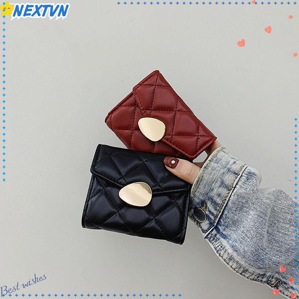 Ví Da PU Nhỏ Đựng Thẻ Đa Năng Tiện Dụng