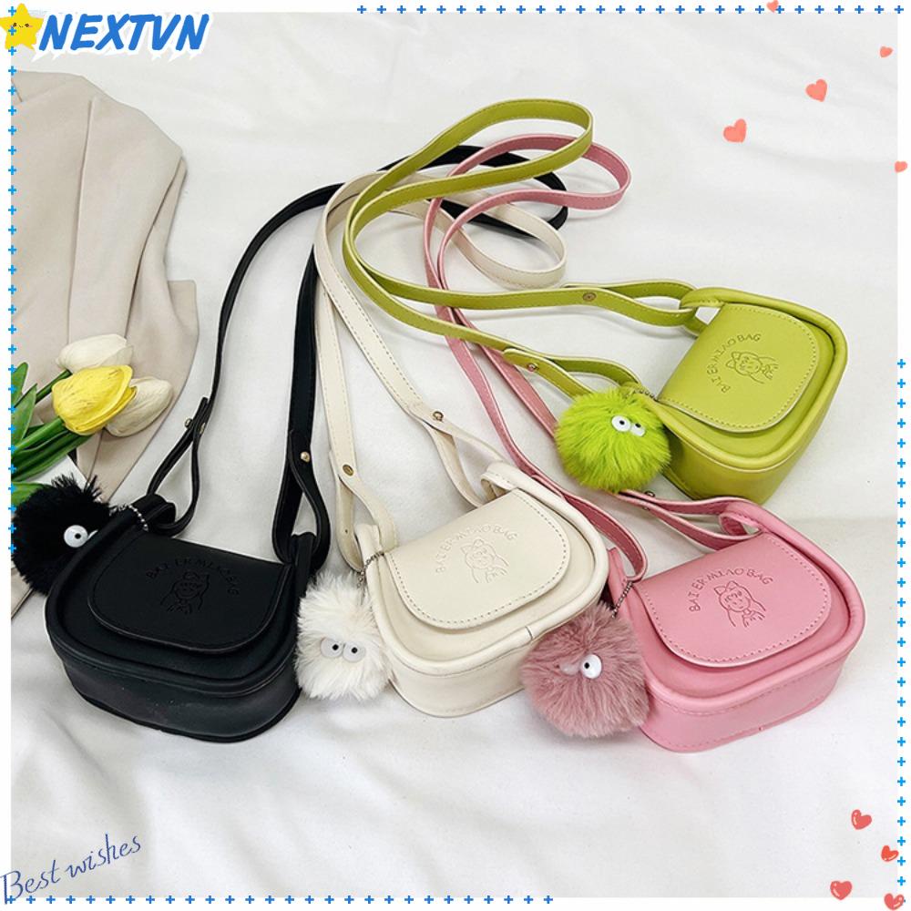 Túi Da Đeo Chéo Màu Trơn Chống Thấm Nước