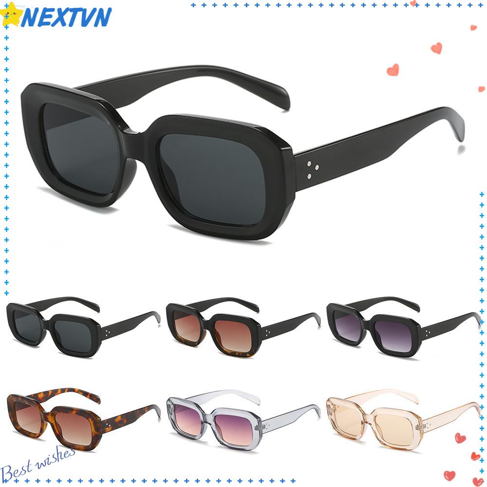 Kính Mát Gọng Vuông Phong Cách Retro Thời Trang Cho Nữ