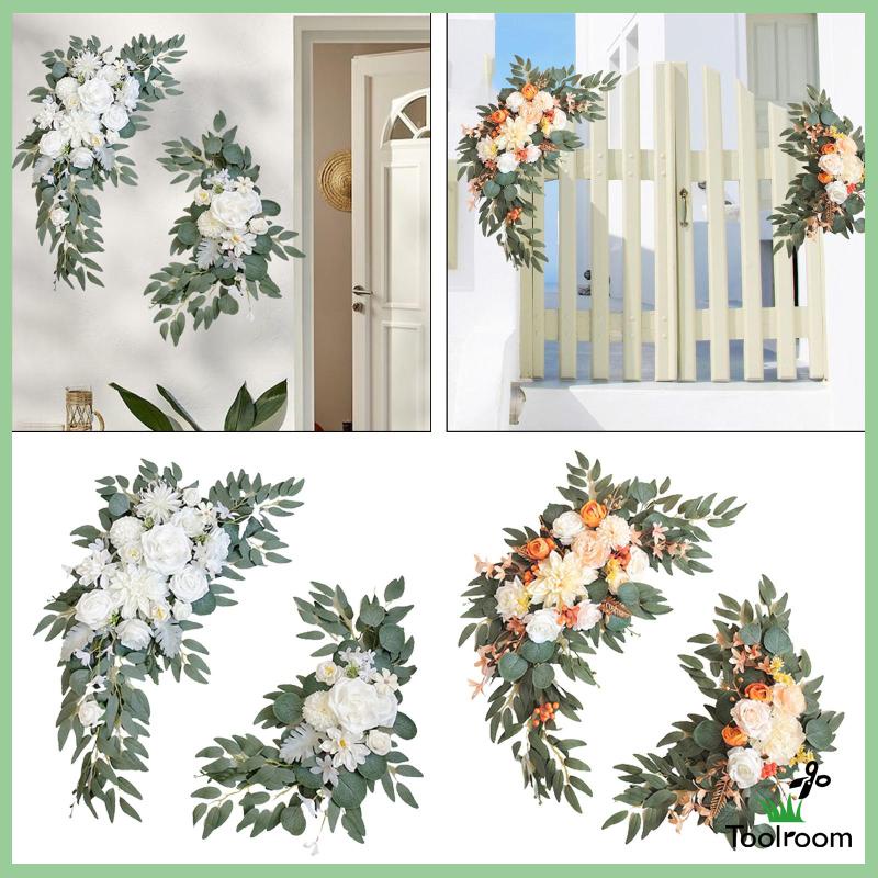 Bộ Vòng Hoa Hồng Nhân Tạo Dùng Trang Trí Tiệc Cưới