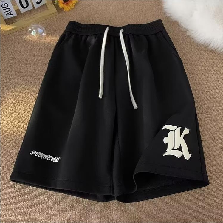 [Chất Lượng Cao] Quần Short Bóng Rổ cotton Dáng Rộng In Chữ Phong Cách Mỹ Cổ Điển Đường Phố Nhanh Khô Sáng Tạo Mùa Hè Dành Cho Cặp Đôi