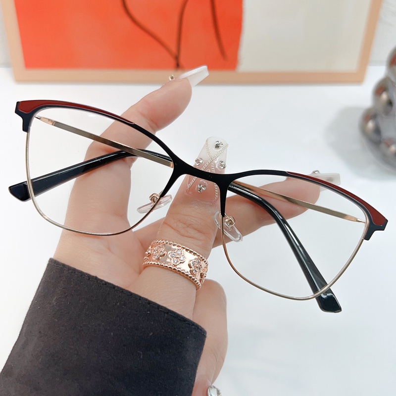 Kính Mắt Mèo Chống Bức Xạ Phong Cách Âu Mỹ Cổ Điển Thời Trang Cho Nam Và Nữ