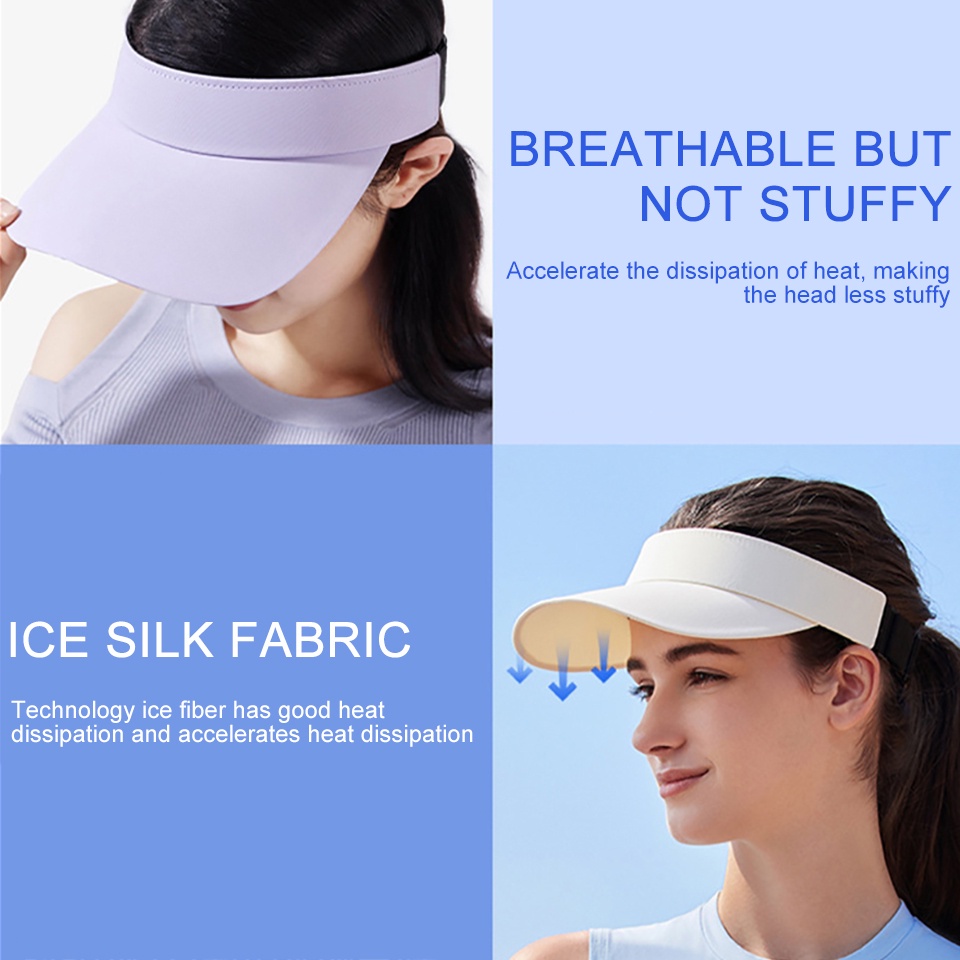 Mũ Rộng Vành Hở Chóp Chống Nắng Thời Trang Mùa Hè Cho Nam Và Nữ