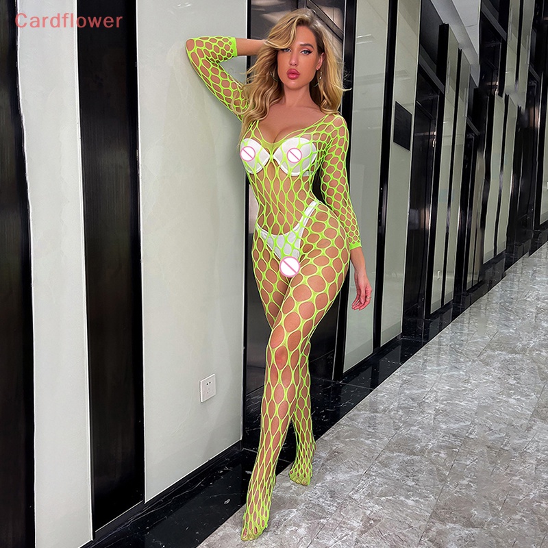 &lt; Cardflower &gt; Bộ Đồ Lót Lưới Hở Đáy Quyến Rũ Dành Cho Nữ Mới