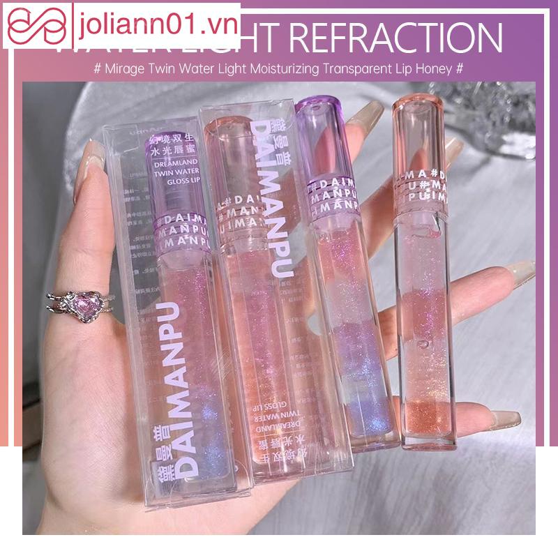 🎐Joliann🎐Water Gloss Lip Gloss Dưỡng ẩm lâu dài Lip Glaze Non Stick Cup Lip Glaze trong suốt