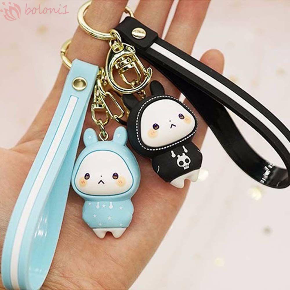 Móc Khóa Hình Thỏ Nhồi Bông Đáng Yêu