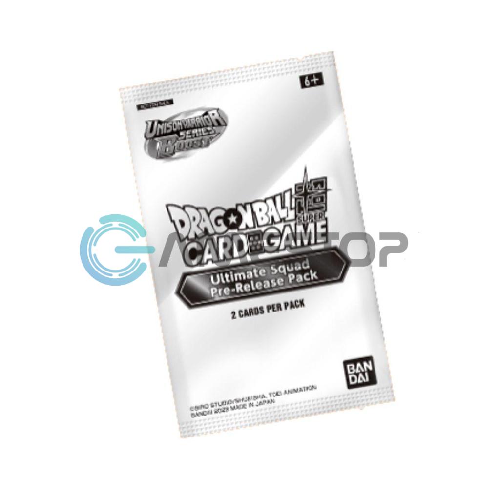 Thẻ bài Dragon Ball TCG Ultimate Squad Pre-Release Pack Build Deck Bandai phiên bản tiếng Anh DBTCGUSBP02