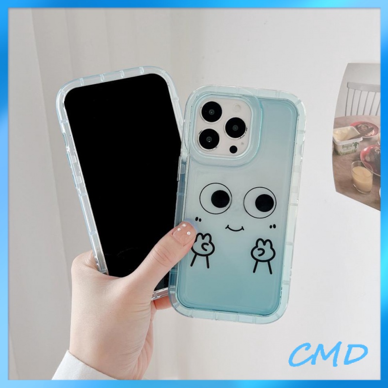 Ốp lưng iphone Điện Thoại Màu xanh da trời, túi khí biểu cảm nhỏ, chống chấn động, bảo vệ máy ảnh,TPU Cho Iphone 6 / 6S / 6SPlus / se / 7 / 7Plus / 8 / 8Plus / X / xs / xsmax / 11 / 12 / 13 / 14 / plus / pro / pro max-742