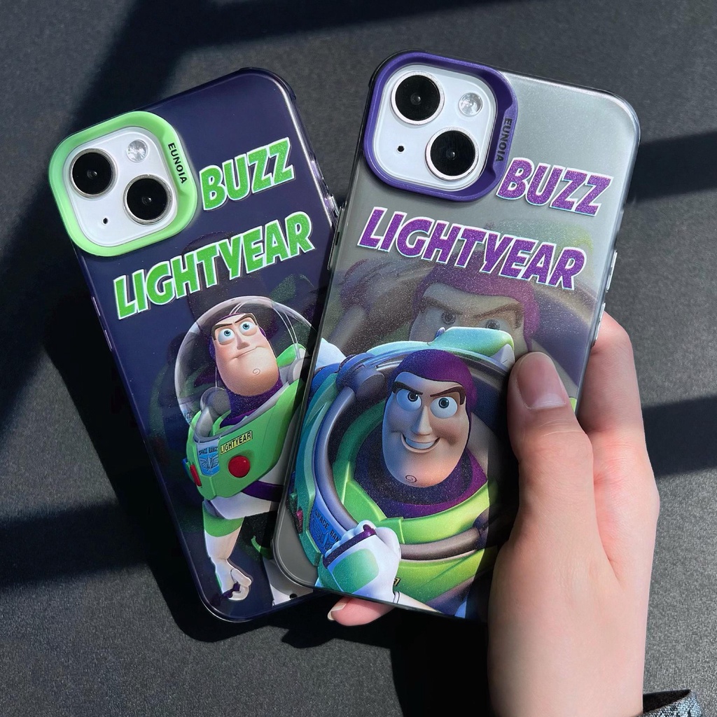 Ốp Điện Thoại TPU Mềm Trong Suốt Mạ Điện Họa Tiết Hoạt Hình Toy Story Cho iPhone 14 13 12 11 Pro Max