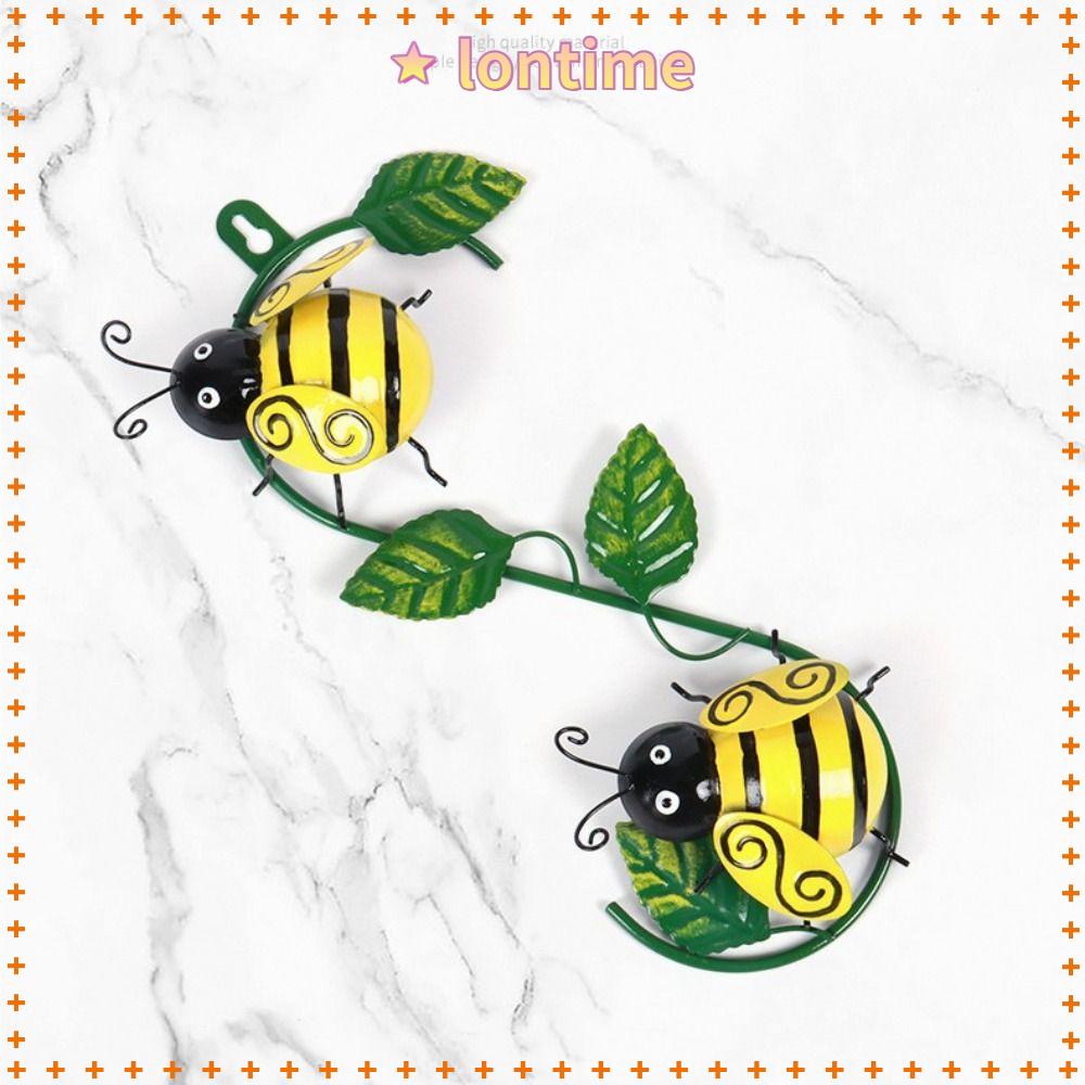 Móc Treo Hình Bọ Rùa Bằng Kim Loại Dễ Thương Trang Trí Sân Vườn