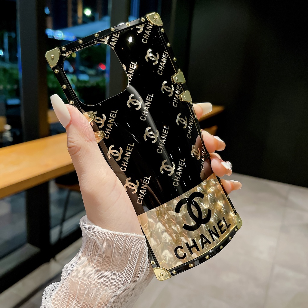 Ốp Điện Thoại Vuông Hình Nhãn Hiệu Thời Trang Cho Samsung Galaxy Note 20 Ultra Note 10 Plus Note 9 S20 + S10 Plus