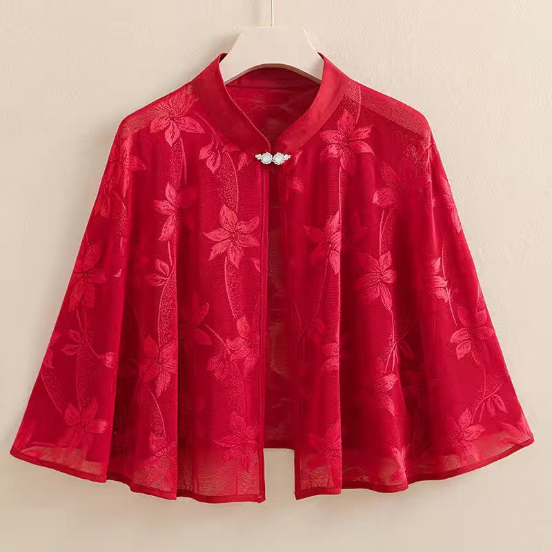 Áo Choàng Sườn Xám Vải Voan tulle Chống Nắng Phong Cách vintage Thời Trang Mùa Hè Mới 2023 | BigBuy360 - bigbuy360.vn