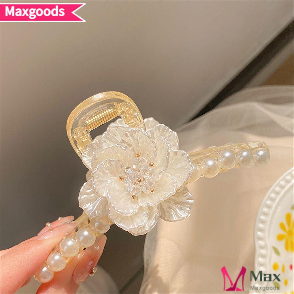 Kẹp Tóc Càng Cua Dày Dặn Họa Tiết Hình Học Cho Nữ