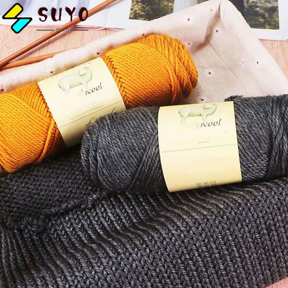 Cuộn Len Sợi To Đan Khăn Choàng Cổ 100g Mềm Mại