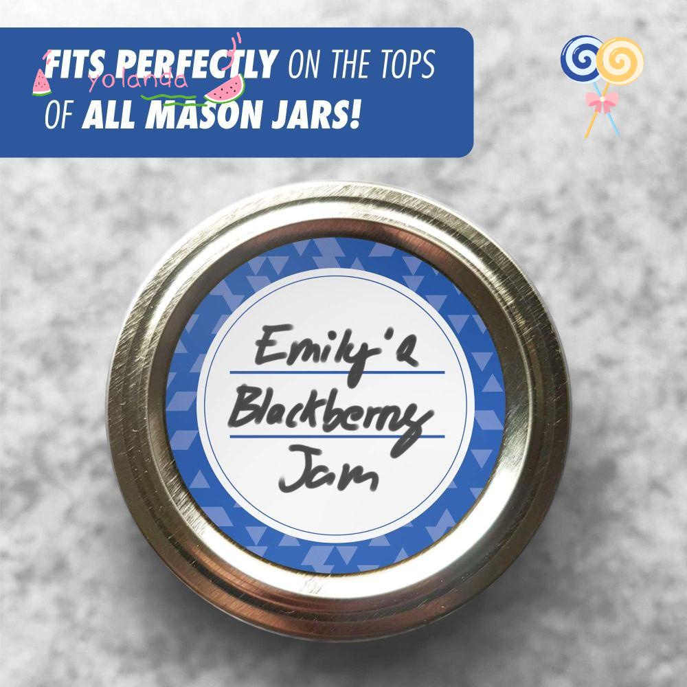 Nhãn Dán Tự Dính Có Thể Tháo Rời 2 Trong Màu Xanh Dương Cho Trường Học