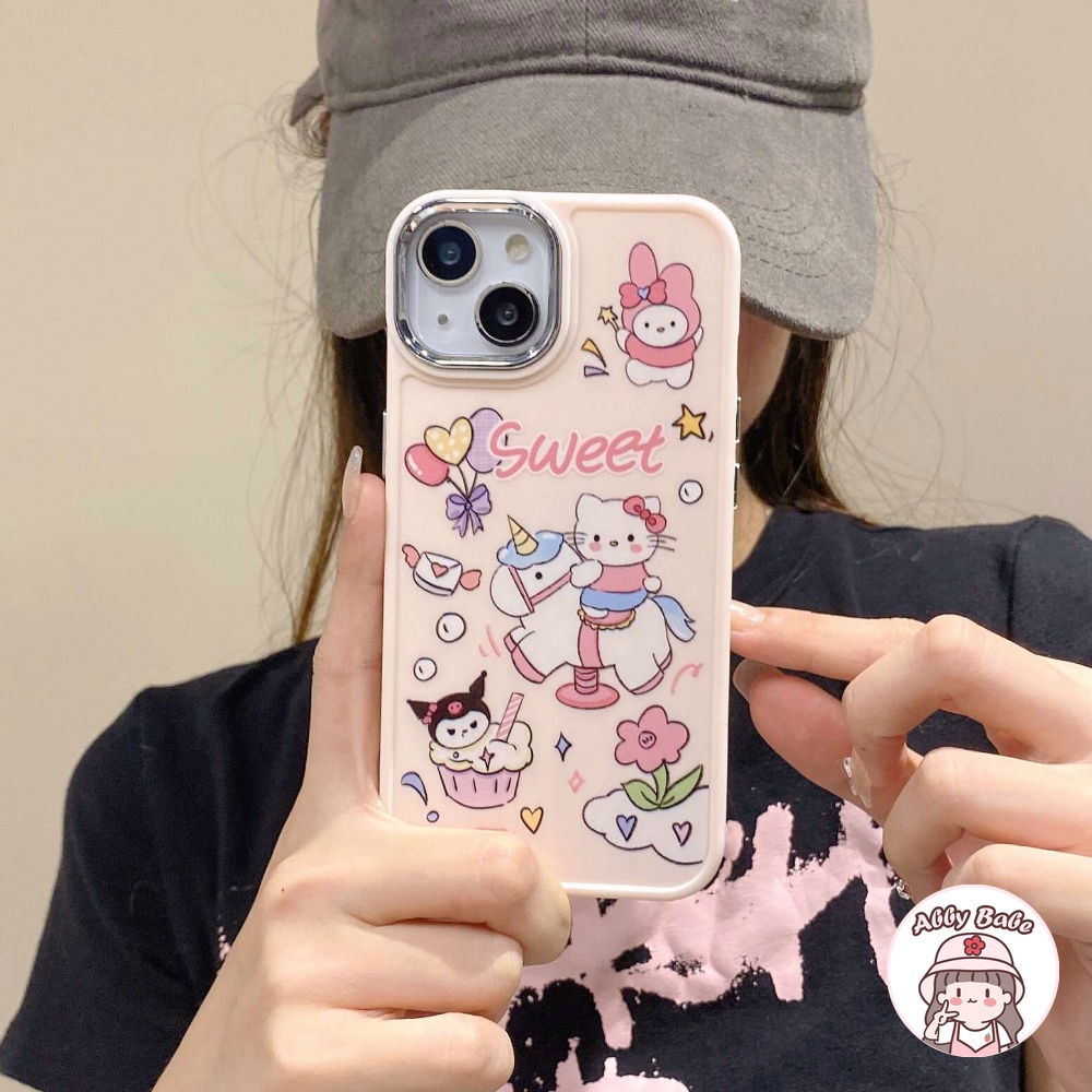 Ốp Điện Thoại TPU Mềm Bóng Chống Bẩn Chống Va Đập In Hình Melody Kuromi Cho IPhone 14 Pro Max 11 12 Pro Max X XS 7Plus