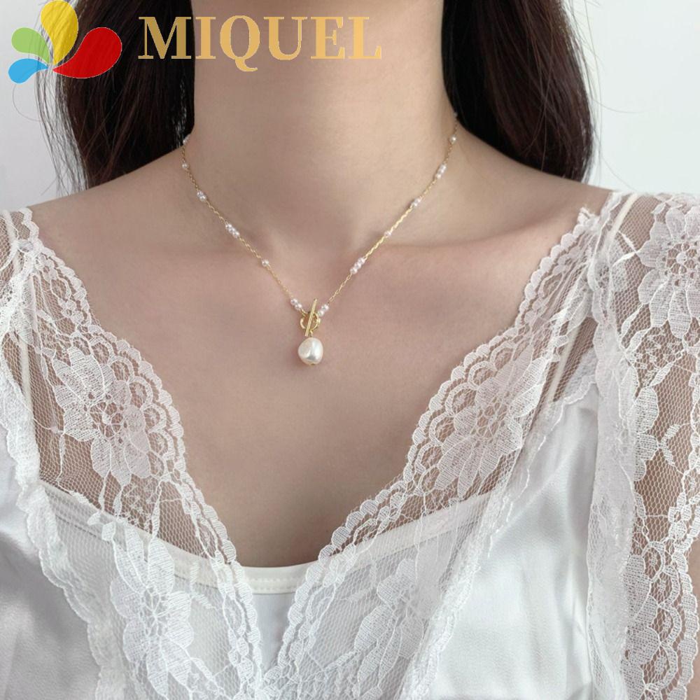 Vòng Cổ Hạt Cườm Khóa OT Hình Hoa Tulip Màu Xanh Lá Phong Cách Ins|Dây Chuyền Dạng Chuỗi Hình Học Dành Cho Nữ