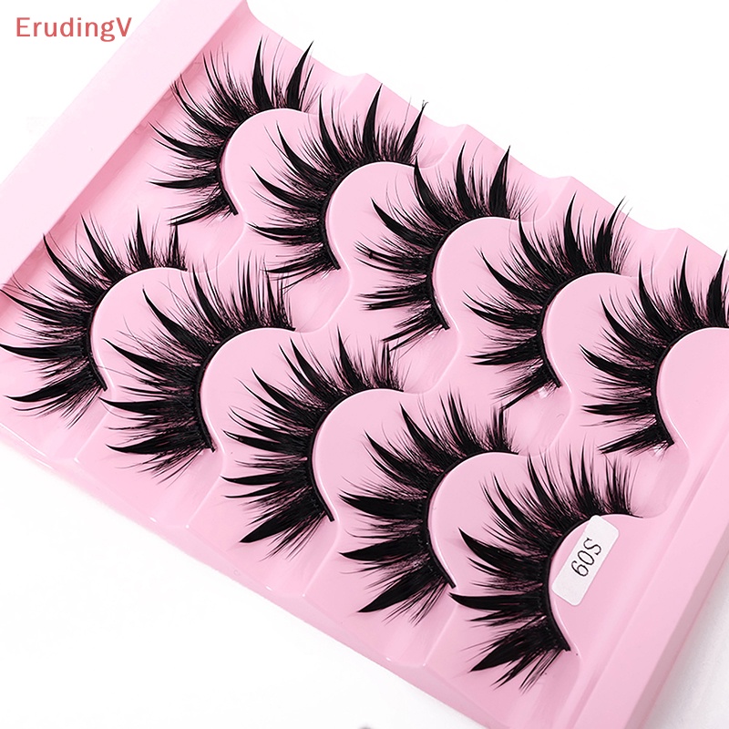 [ErudingV] Cụm Lông Mi Giả Dùng Hóa Trang Trông Trông Ướt [Hàng Mới]