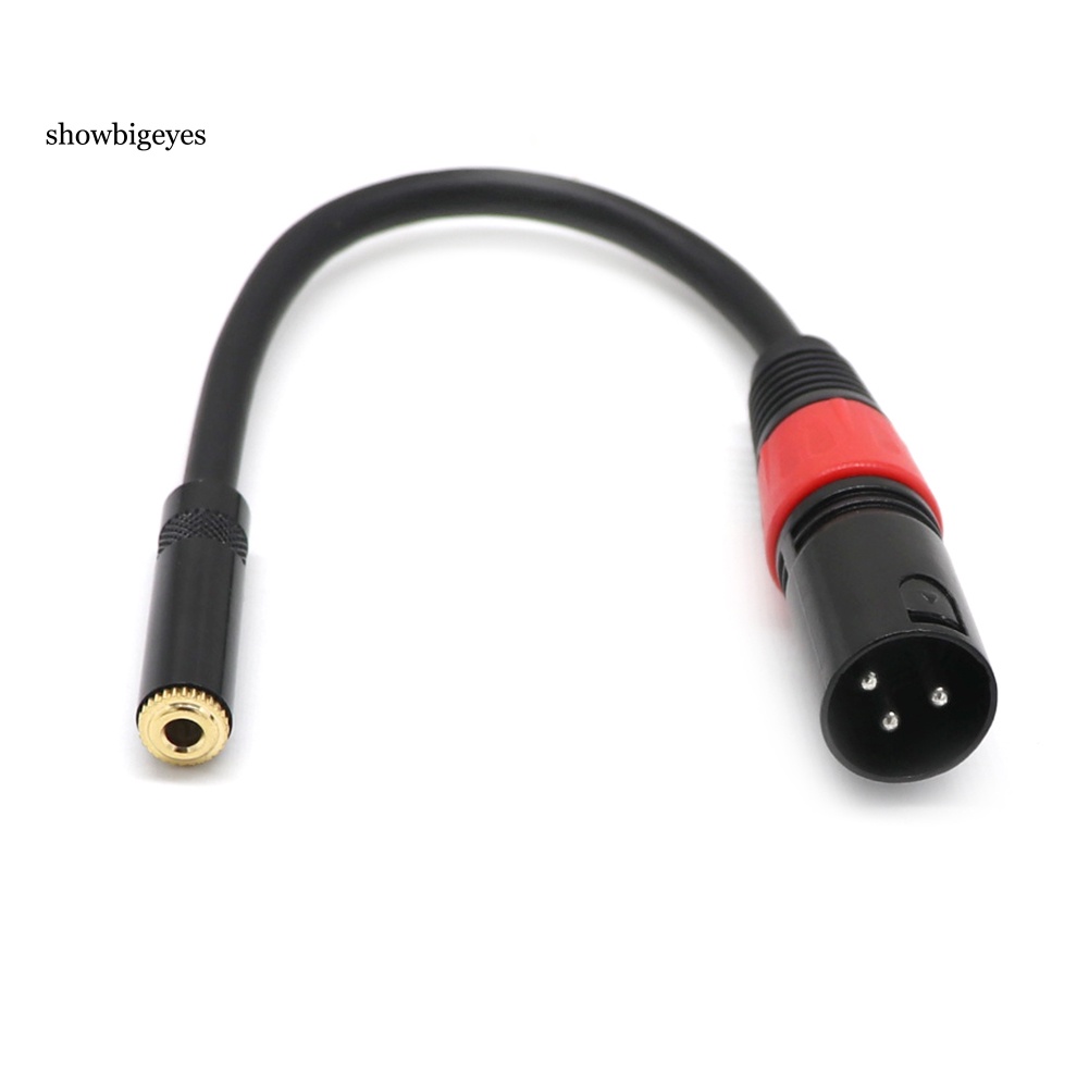 Dây Cáp Chuyển Đổi Cổng 3.5 Cái Sang XLR Đực Chuyên Dụng Cho Micro