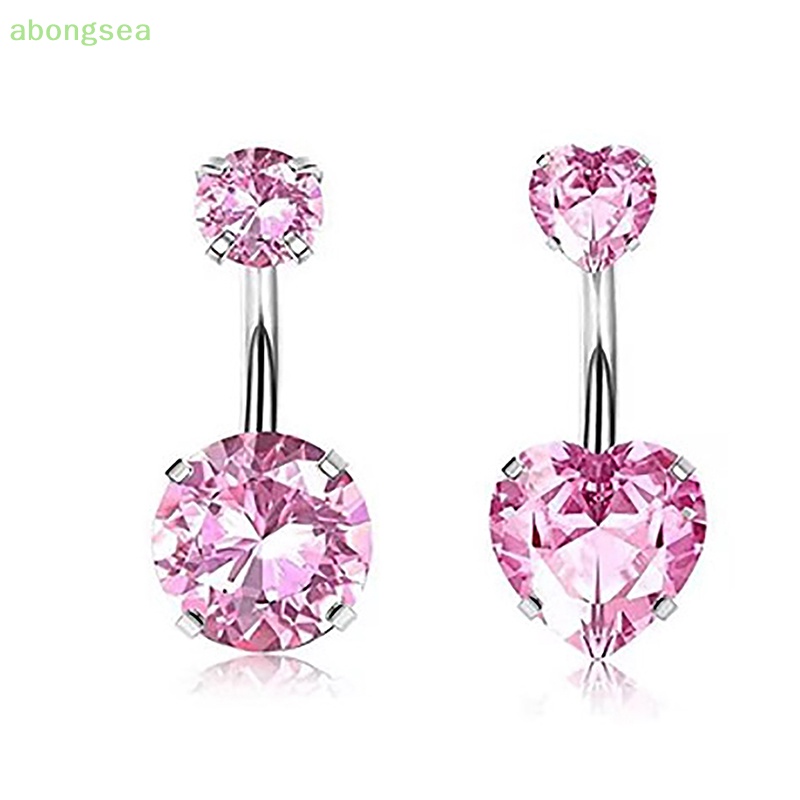 Khuyên RốN HìNh BướM ĐíNh Đá BằNg ThéP Không Gỉ