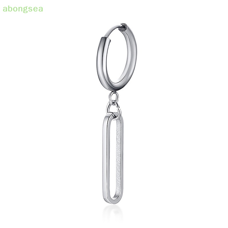 1 Đôi Bông Tai Hình Dao Cạo Bằng Thép Không Gỉ Thời Trang Cho Nam Và Nữ