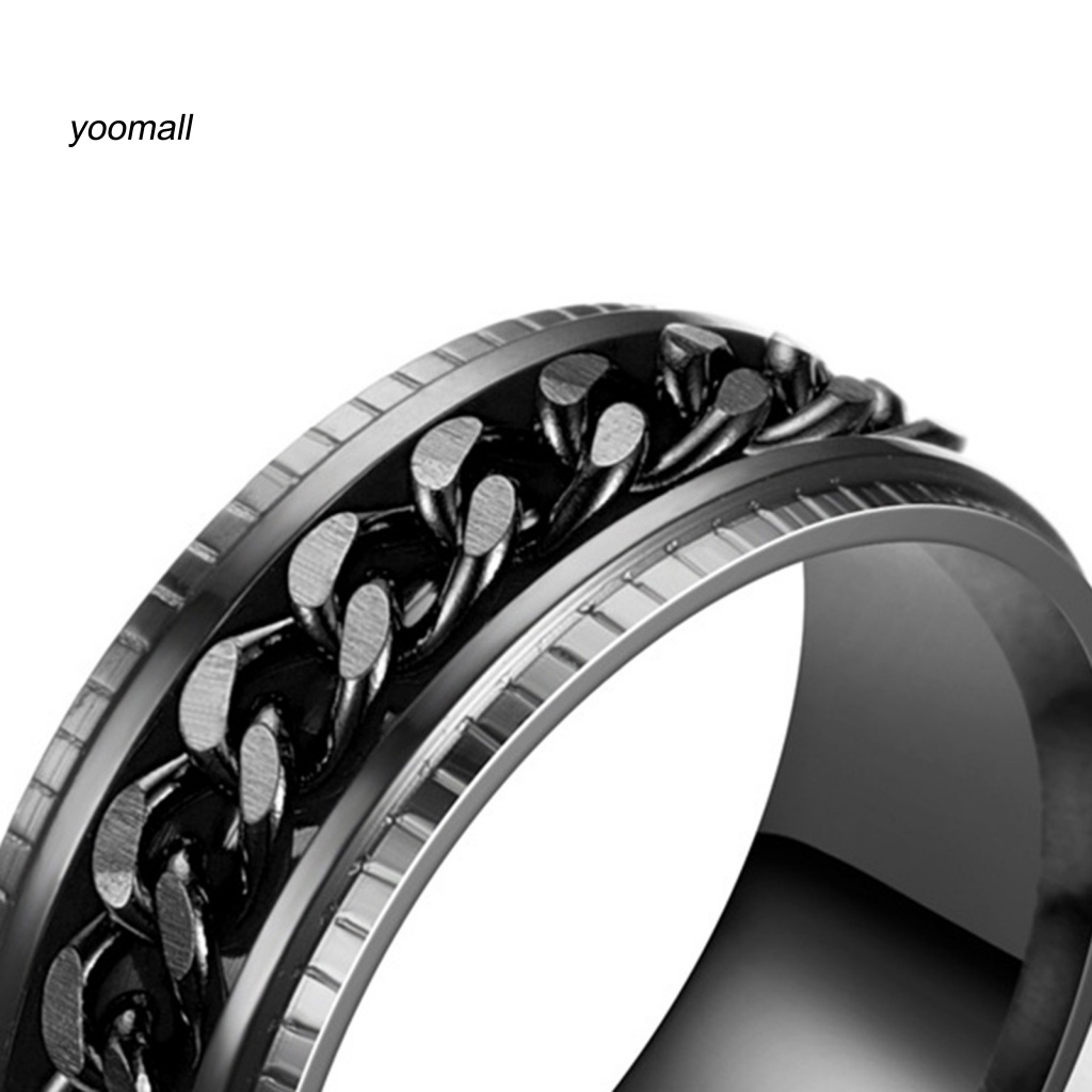 Nhẫn Dát Đánh Bóng Cao Đơn Giản Thời Trang Dự Tiệc Cho Nam