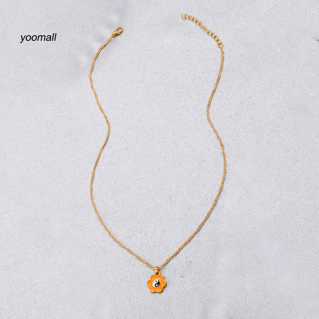 Vòng cổ Nối Dài Mặt Hình Thái Cực Quyền Thời Trang Cho Nữ