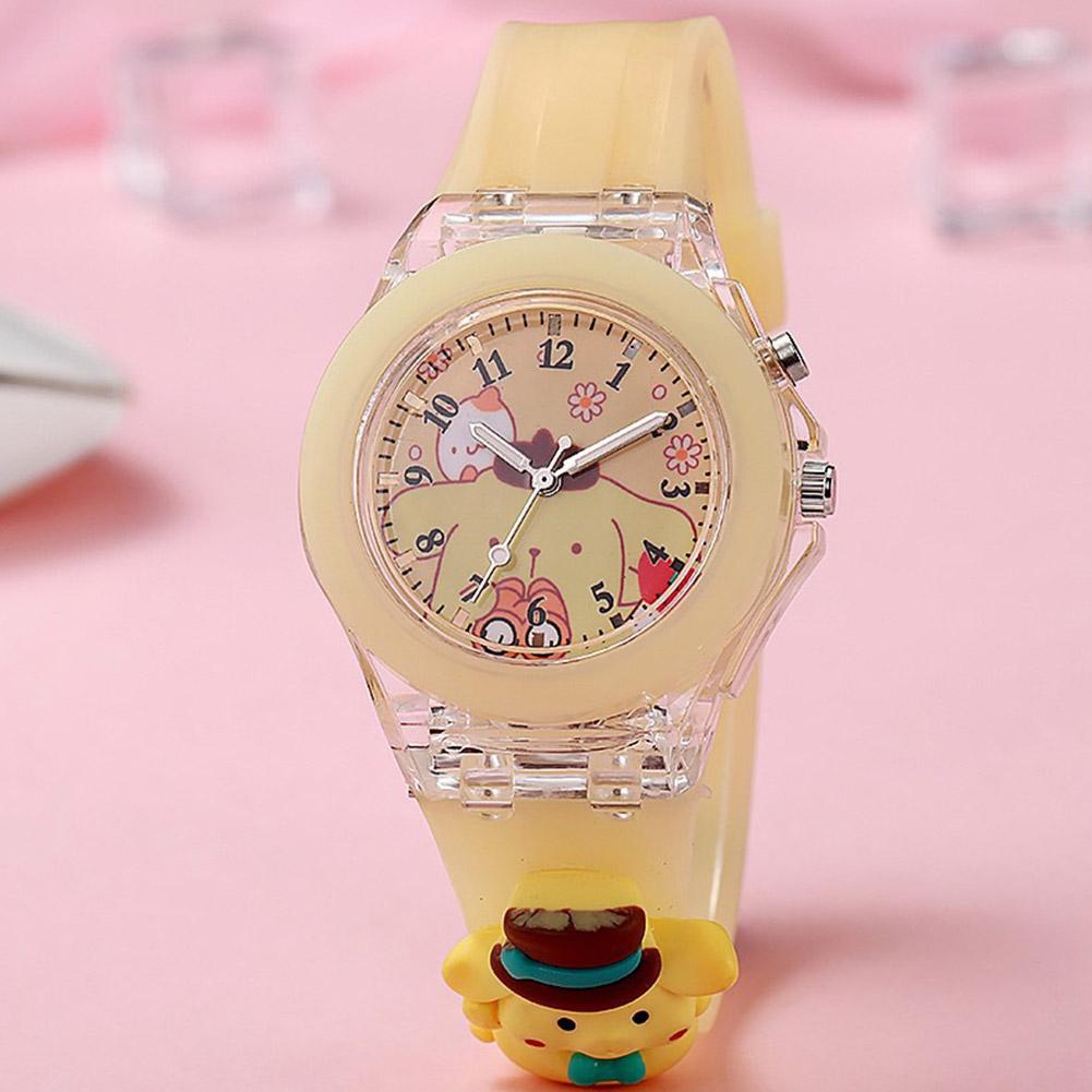 Đồng Hồ LED Dây Silicon Họa Tiết Hoạt Hình Đa Năng H8S4