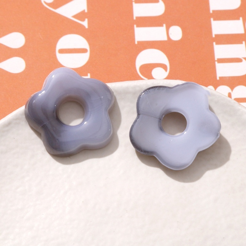 Chuỗi Hạt Hình Hoa Bằng Acrylic Màu Sắc Ngọt Ngào Dùng Làm Trang Sức DIY