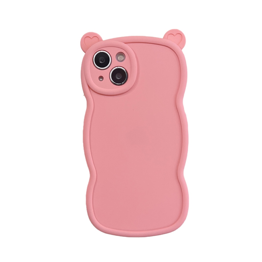 Ốp Điện Thoại In Hình Chú Heo Tai Hồng Cho Iphone 14 13 Pro Max 12 / 11 / xs / xr