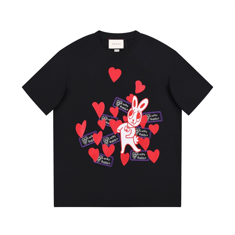 Áo Thun Tay Ngắn Cổ Tròn In Hình Trái Tim Thời Trang Xuân Hè Mới Nhất Năm 2023 G8U88