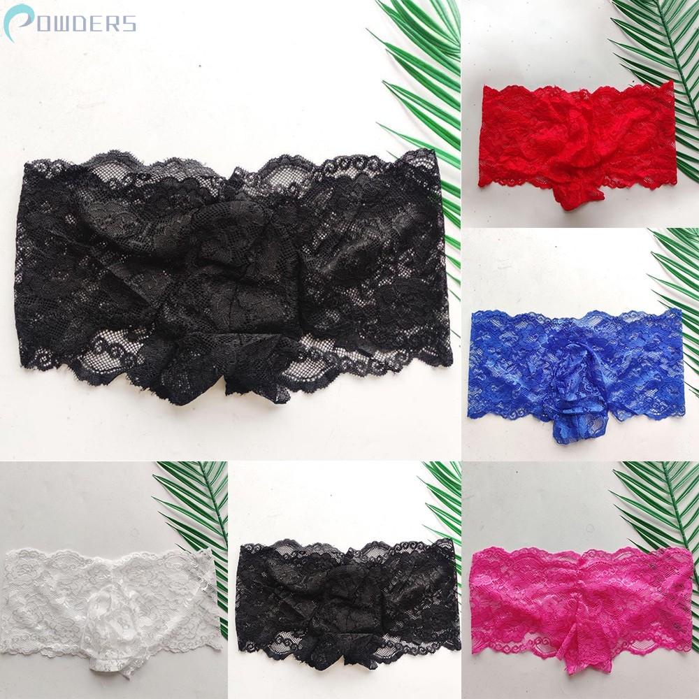 Quần LóT Boxer Ren Hoa Trong SuốT Cho Nam