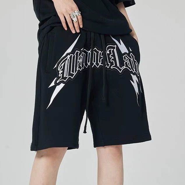 Quần Short Thể Thao Dáng Rộng Phong Cách Hip hop Thời Trang Mùa Hè Cho Cặp Đôi