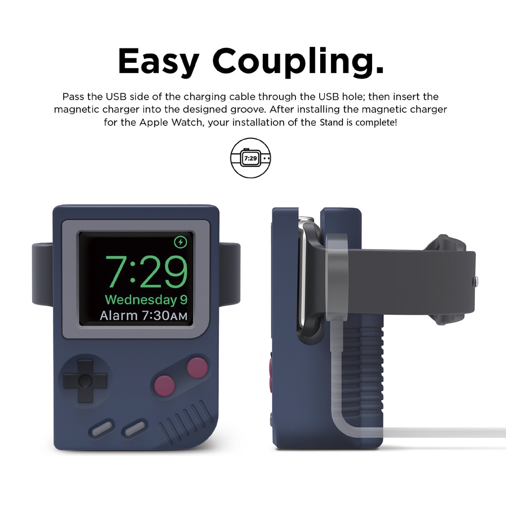 Đế Sạc Bằng Silicone Hình Máy Chơi Game Cầm Tay Cho Apple Watch