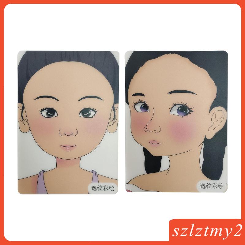 Khuôn Vẽ Trang Điểm Tiện Lợi Szlztmy2 Dành Cho Trẻ Em